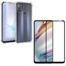 Kit Capa Transparente + Película 3D de Vidro para Motorola Moto G60