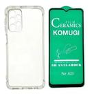 Kit Capa Transparente + Película Cerâmica para Samsung Galaxy A23