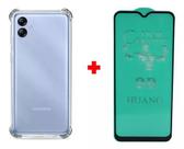 Kit Capa Transparente + Película de Cerâmica Para Samsung Galaxy A04E