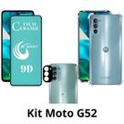 Kit Capa Transparente + Película de Cerâmica + Película de Câmera para Motorola Moto G52 Kit Capa Transparente + Película de Cerâmica + Película de Câmera para Motorola Moto G52