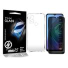 Kit Capa Transparente + Película De Privacidade Preta 3d P/ Moto G20 XT2128 6.5 - Cell In Power25