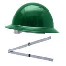Kit Capacete de Segurança tipo Eletricista Aba Total Verde Escuro + Jugular