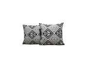 Kit Capas Almofadas 50x50 Estampada Conjunto 2 Peças - Nallu Decor