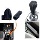 Kit Capas Couro Câmbio Autmático Easytronic + Alavanca Freio De Mão Chevrolet Agile 2013 2014