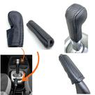 Kit Capas Couro Câmbio Autmático Easytronic + Alavanca Freio de Mão Chevrolet Agile 2013 2014
