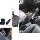 Kit Capas Couro Câmbio Automático E Freio De Mão E Chave Canivete Yaris Xls 2018 2019 2020 2021
