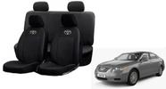 Kit capas couro Camry 04-13 proteção respingos líquidos sujeira