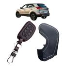 Kit Capas Couro Chave Presencial E Manopla Câmbio Automático hyundai Creta 2017 A 2022