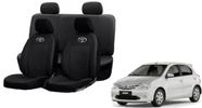 Kit capas couro Etios 12-16 proteção rasgos sujeira e derramamentos