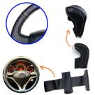 Kit Capas Couro Volante E Manopla Câmbio Automático Honda New Civic 2006 2007 2008 2009 2010 2011