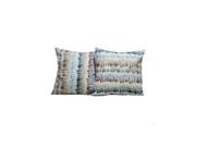 kit Capas de Almofadas 40 x 40 Estampa Geométrica Conjunto 2 Peças Nallu Decor