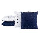 Kit Capas de Almofadas 45cm X 45cm 04 Peças Micropercal 200 Fios Petit Poá