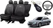 Kit Capas de Couro Hyundai Azera 2011 + Capa de Volante + Chaveiro Hyundai