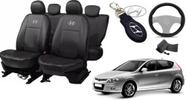 Kit Capas de Couro Hyundai i30 2011 + Capa de Volante + Chaveiro Hyundai Kit Capas de Couro Hyundai i30 2011 + Capa de Volante + Chaveiro Hyundai