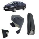 Kit Capas Estofadas Acabamento Câmbio Automático E Alavanca Freio Fluence Privilége 2011 Á 2018