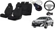 Kit Capas Sob Medida Yaris 18-24 + Volante + Chaveiro