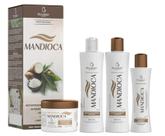 Kit Capilar Bio Instinto com Mandioca - 4 Produtos para Hidratação e Brilho