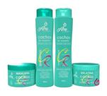 Kit Capilar Cachos De Respeito Anyliss 4 Itens