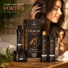 Kit Capilar Cavalo de Raça Profissional 4 Itens Shampoo Condicionador Creme para Pentear Máscara