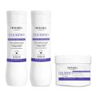 Kit Capilar Colágeno Reconstrução Hidrabell Shampoo Condicionador Máscara