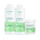 Kit Capilar Hidratação Wella Pro Elements Renewing - Shampoo e Condicionador e Máscara 500 ml