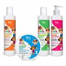 Kit capilar infantil Kids caracolitos 4 passos profissional - Wu Cosmetic