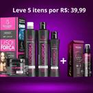 Kit Capilar Liso com Força Tratamento Capilar e Protetor Térmico Meu Liso