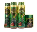 Kit Capilar Nutritivo Óleo de Argan Moringa Hidratação Intensa e Fragrância Suave