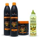 Kit Capilar Óleo de Argan Cabelo Danificados + Creme de Pentear 300g Kit Capilar Óleo de Argan Cabelo Danificados + Creme de Pentear 300g
