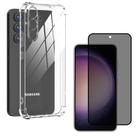 Kit Capinha Anti Impactos + Película Privativa Anti Espião 3d para Galaxy A54 5G Kit Capinha Anti Impactos + Película Privativa Anti Espião 3d para Galaxy A54 5G