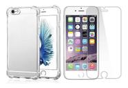 Kit Capinha Antichoque + Película Vidro Para iPhone 6 / 6s