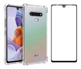 Kit Capinha Capa Case Tpu Anti Shock LG K71 + Pelicula 3d
