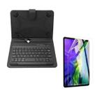 Kit Capinha Teclado + Película p/ Tablet M8 NB442 USB Preta