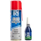 Kit Car80 Grafite Spray E Silicone Forma Junta Cinza 8099