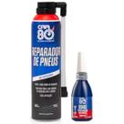 Kit Car80 Reparador De Pneu E Trava Rosca E Porcas 8040