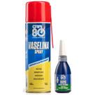 Kit Car80 Silicone Spray E Silicone Forma Junta Cinza 8099
