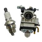 Kit Carburador e Vela Roçadeiras Importadas 43cc 52cc 62cc