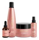 kit Care System, Loção Capilar + Shampoo Revitalizante + Mascara Revitalizante + Fluido Revitalizante