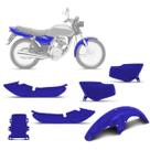Kit Carenagem 3 Peças Cromo Forte Moto Honda Titan 1995 a 2000 Substituição Alta Resistência