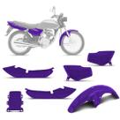 Kit Carenagem 3 Peças Cromo Forte Moto Honda Titan 1995 a 2000 Substituição Alta Resistência