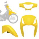 Kit Carenagem 3 Peças Pro Tork Moto Honda Biz 125 2006 a 2010 Substituição Alta Resistência