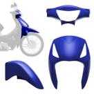 Kit Carenagem 3 Peças Pro Tork Moto Honda Biz 125 2006 a 2010 Substituição Alta Resistência