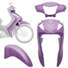 Kit Carenagem 3 Peças Pro Tork Moto Honda Biz 125 2011 a 2013 Substituição Alta Resistência