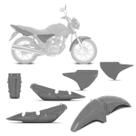 Kit Carenagem 3 Peças Pro Tork Moto Honda Titan 150 2004 a 2008 Substituição Alta Resistência