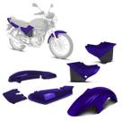 Kit Carenagem 3 Peças Pro Tork Moto Yamaha YBR 125 2000 a 2008 Substituição Alta Resistência