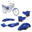 Kit Carenagem 3 Peças Pro Tork Moto Yamaha YBR 125 2000 a 2008 Substituição Alta Resistência