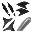 Kit Carenagem 4 Peças Cromo Forte Moto Honda XRE 300 2010 a 2012 Substituição Alta Resistência