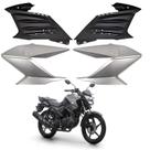 Kit carenagem aleta aba complemento fazer 150 prata fosco 2019 todos modelos Kit carenagem aleta aba complemento fazer 150 prata fosco 2019 todos modelos