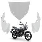 Kit carenagem bananinha farol superior factor 150 branco 2020 2021 2022