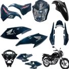 Kit Carenagem Cg Fan 160 Vermelho Cor de Fan 2016 até 2021 Modelo 2022 Completo